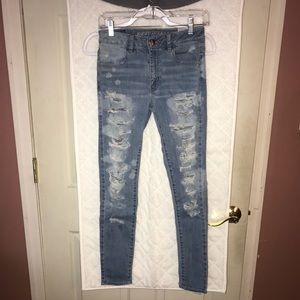 American eagle ripped jeans